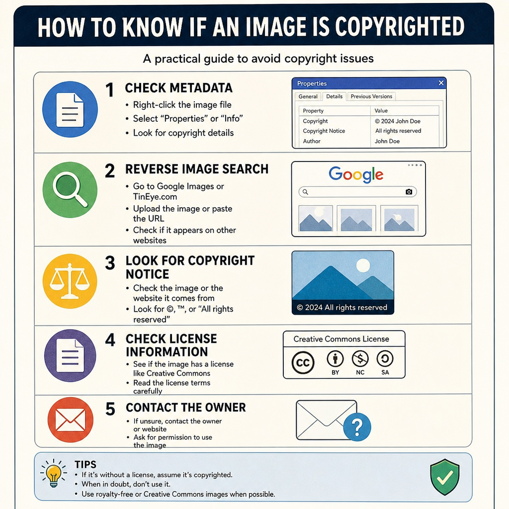 Detect Copyrights: Know If an Image is Free to Use