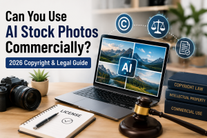 Can You Use AI Stock Photos Commercially? 2026 Copyright & Legal Guide