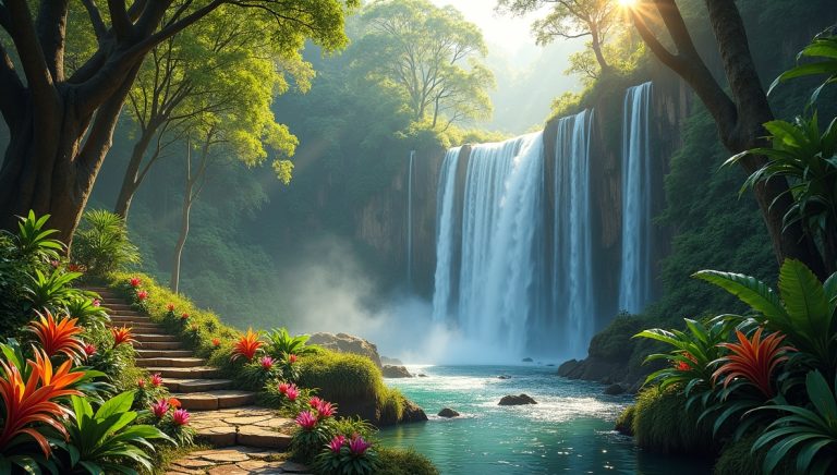 Tropical Canyons and Super Pristine Rainforest Waterfalls 1