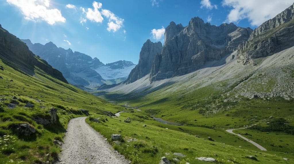 Cinematic Alpine Landscape