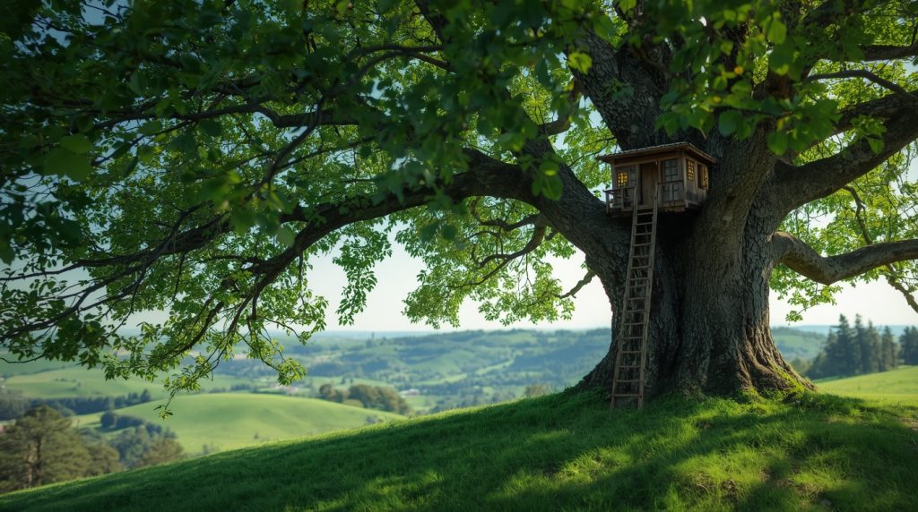 The Best Nature Desktop Backgrounds HD: Scenic Treehouses and Green Hills